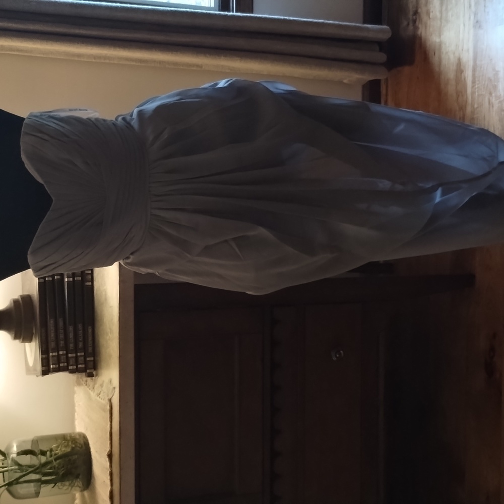 David's bridal gray gown size 4